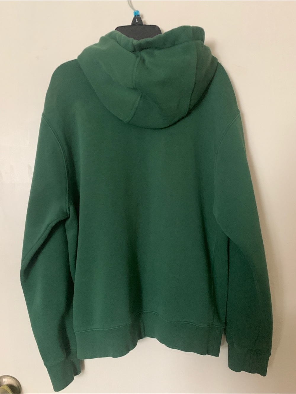 Nike Green Pullover Hoodie with White Swoosh - Picture 4 of 5